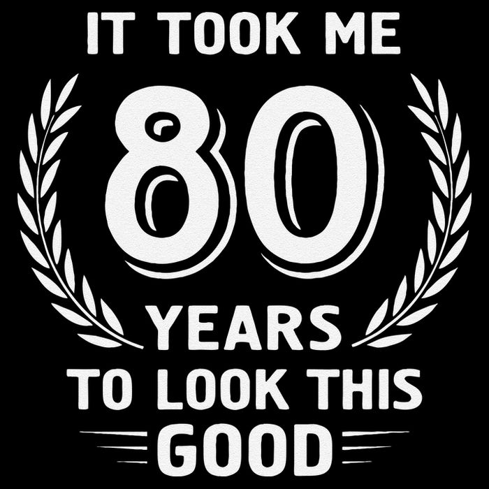 It Took Me 80 Years To Look This Good 80th Birthday Drawstring Bag