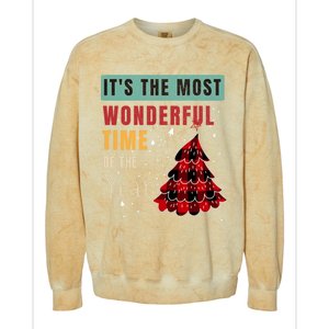 ItS The Most Wonderful Time Of The Year Funny Gift Colorblast Crewneck Sweatshirt