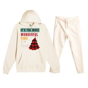 ItS The Most Wonderful Time Of The Year Funny Gift Premium Hooded Sweatsuit Set