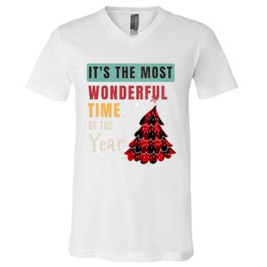 ItS The Most Wonderful Time Of The Year Funny Gift V-Neck T-Shirt