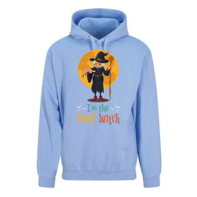 Im The Mom Witch Halloween Matching Group Costume Funny Gift Unisex Surf Hoodie