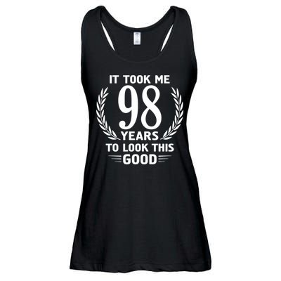 It Took Me 98 Years To Look This Good 98th Birthday Ladies Essential Flowy Tank