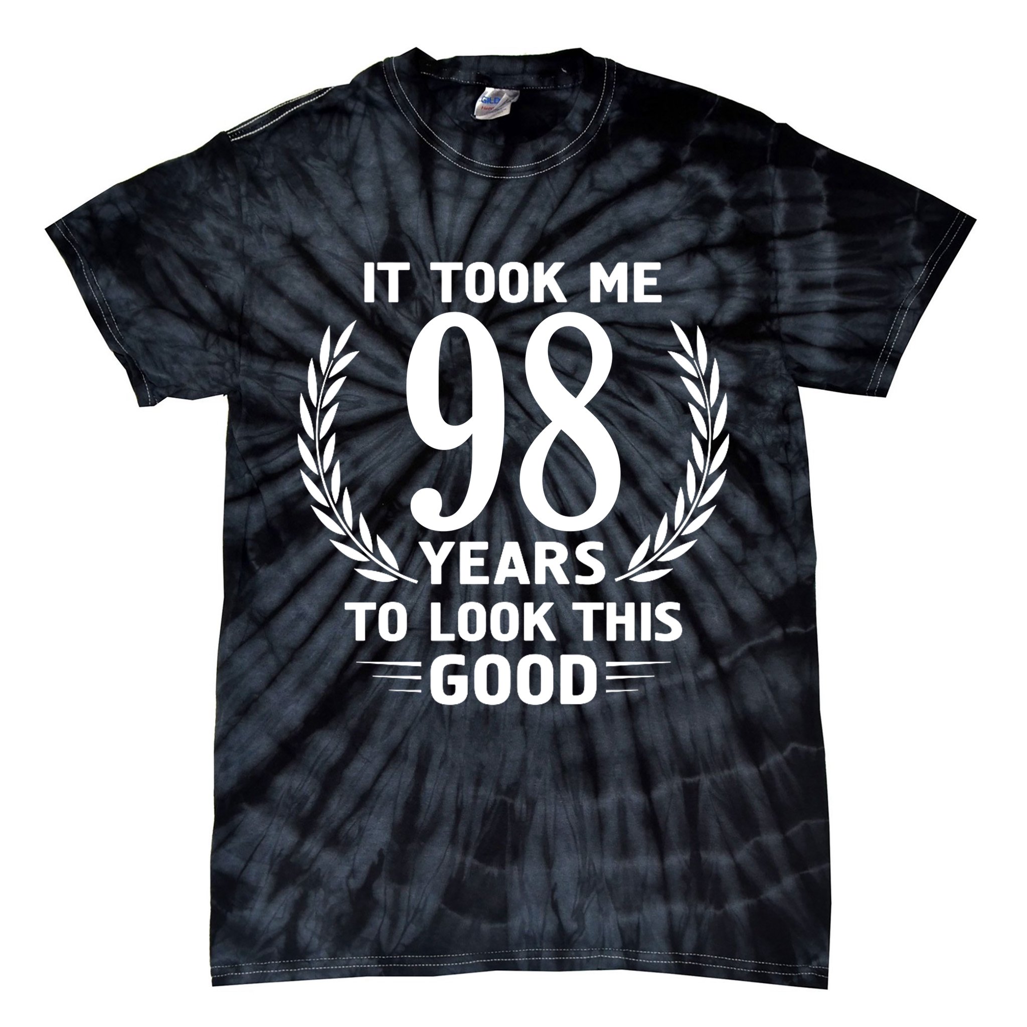 It Took Me 98 Years To Look This Good 98th Birthday Tie-Dye T-Shirt