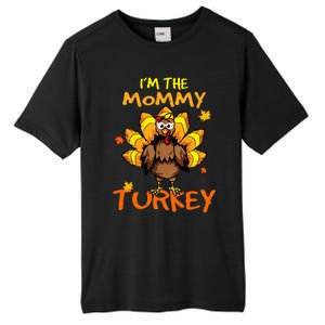 I'm The Mommy Turkey Family Happy Thanksgiving Thankful Tall Fusion ChromaSoft Performance T-Shirt