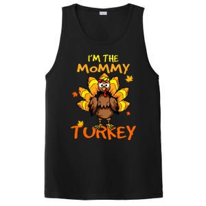 I'm The Mommy Turkey Family Happy Thanksgiving Thankful PosiCharge Competitor Tank