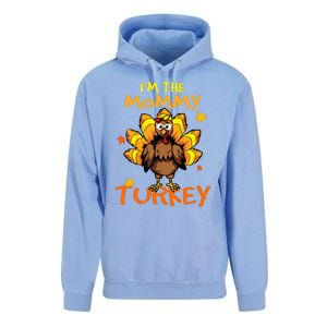 I'm The Mommy Turkey Family Happy Thanksgiving Thankful Unisex Surf Hoodie