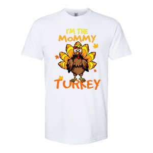 I'm The Mommy Turkey Family Happy Thanksgiving Thankful Softstyle CVC T-Shirt