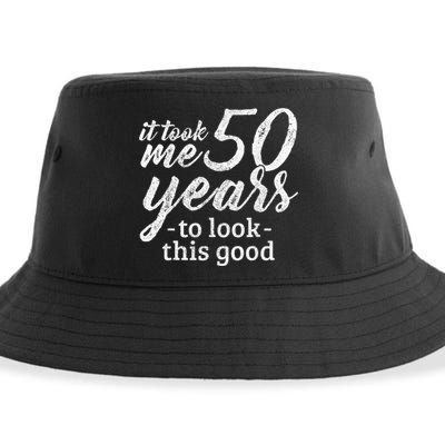 It Took Me 50 Years To Look This Good Funny 50th Birthday Sustainable Bucket Hat