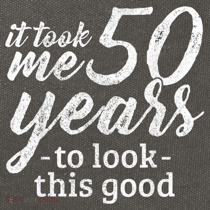 It Took Me 50 Years To Look This Good Funny 50th Birthday Cotton Canvas Backpack