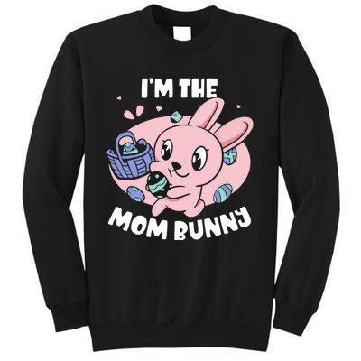 I'm The Mom Bunny Sayings Happy Egg Easter Mother Mommy Mama Sweatshirt