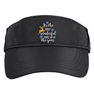 ItS The Most Wonderful Time Of The Year Xmas Cute Gift Adult Drive Performance Visor