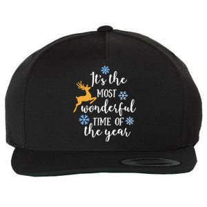 ItS The Most Wonderful Time Of The Year Xmas Cute Gift Wool Snapback Cap