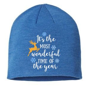 ItS The Most Wonderful Time Of The Year Xmas Cute Gift Sustainable Beanie