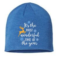 ItS The Most Wonderful Time Of The Year Xmas Cute Gift Sustainable Beanie