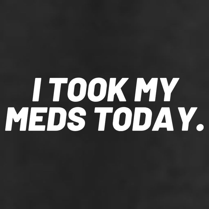 I Took My Meds Today Funny Crazy Medication Adult Drive Performance Visor