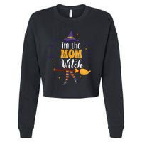 Im The Mom Witch Halloween Matching Group Costume Cropped Pullover Crew