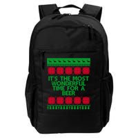 Its The Most Wonderful Time For A Beer Christmas Backpack