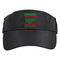 Its The Most Wonderful Time For A Beer Christmas Adult Drive Performance Visor