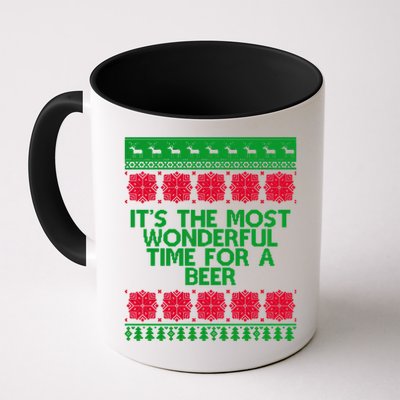 Its The Most Wonderful Time For A Beer Christmas Mug