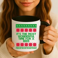 Its The Most Wonderful Time For A Beer Christmas Mug