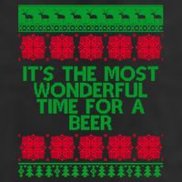 Its The Most Wonderful Time For A Beer Christmas 11oz C Handle Ceramic Mug