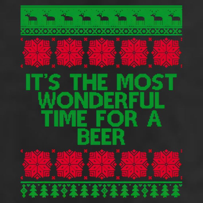 Its The Most Wonderful Time For A Beer Christmas 11oz C Handle Ceramic Mug