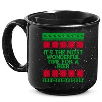 Its The Most Wonderful Time For A Beer Christmas 15oz Campfire Ceramic Mug