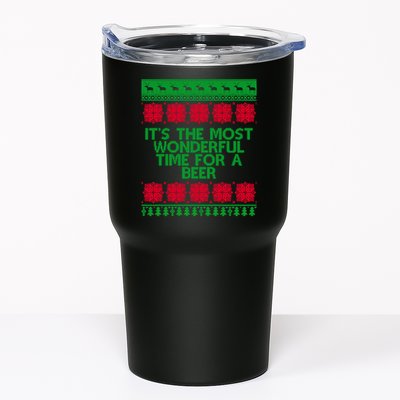 Its The Most Wonderful Time For A Beer Christmas Tumbler
