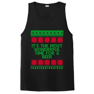 Its The Most Wonderful Time For A Beer Christmas PosiCharge Competitor Tank