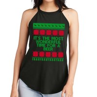 Its The Most Wonderful Time For A Beer Christmas Women's Perfect Tri Rocker Tank