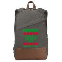 Its The Most Wonderful Time For A Beer Christmas Cotton Canvas Backpack