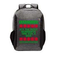 Its The Most Wonderful Time For A Beer Christmas Vector Backpack
