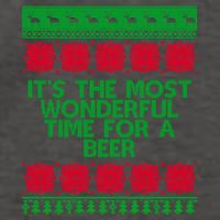 Its The Most Wonderful Time For A Beer Christmas Vector Backpack