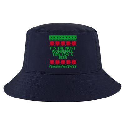 Its The Most Wonderful Time For A Beer Christmas Cool Comfort Performance Bucket Hat