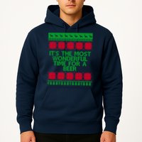 Its The Most Wonderful Time For A Beer Christmas Hoodie