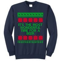 Its The Most Wonderful Time For A Beer Christmas Sweatshirt