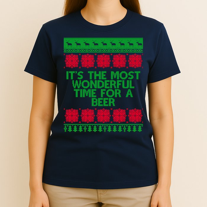 Its The Most Wonderful Time For A Beer Christmas T-Shirt