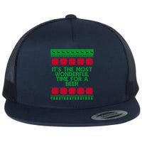 Its The Most Wonderful Time For A Beer Christmas Flatbill Hat