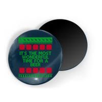 Its The Most Wonderful Time For A Beer Christmas Magnet