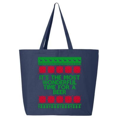 Its The Most Wonderful Time For A Beer Christmas 25L Jumbo Tote