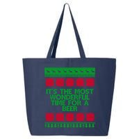 Its The Most Wonderful Time For A Beer Christmas 25L Jumbo Tote