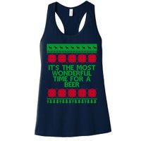 Its The Most Wonderful Time For A Beer Christmas Womens Tank Top