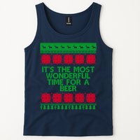 Its The Most Wonderful Time For A Beer Christmas Tank Top