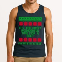 Its The Most Wonderful Time For A Beer Christmas Tank Top