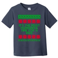 Its The Most Wonderful Time For A Beer Christmas Toddler T-Shirt