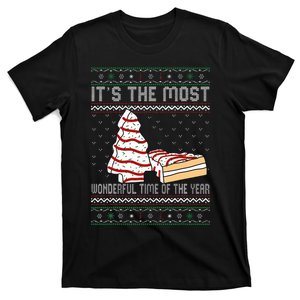 Its The Most Wonderful Time Of The Year Christmas tree cake T-Shirt