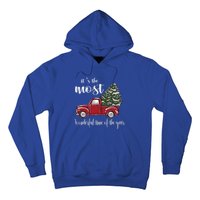 Its The Most Wonderful Time Of The Year Christmas Red Truck Gift Hoodie