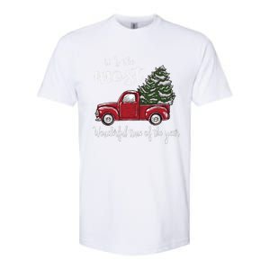 Its The Most Wonderful Time Of The Year Christmas Red Truck Gift Softstyle CVC T-Shirt