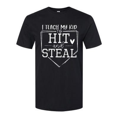 I Teach My To Hit And Steal Softstyle CVC T-Shirt