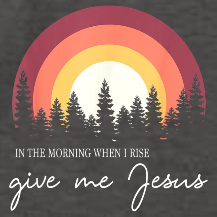 In The Morning When I Rise Give Me Jesus Vector Backpack